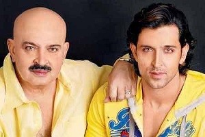 hrithik roshan with father